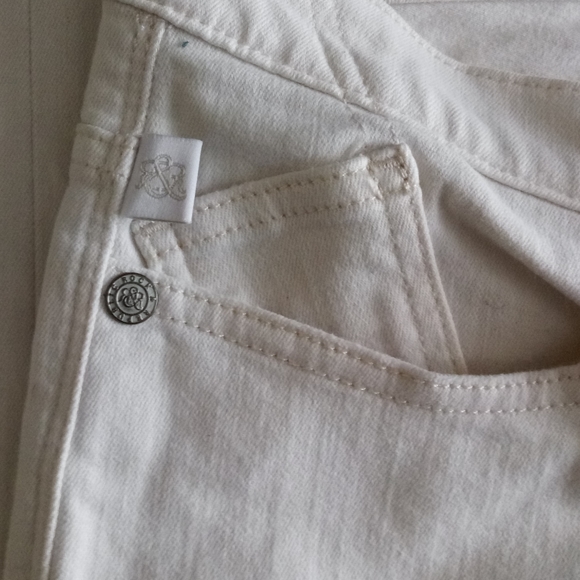 Rock & Republic White Cream Berlin Skinny Jeans Size 8 - Picture 8 of 14